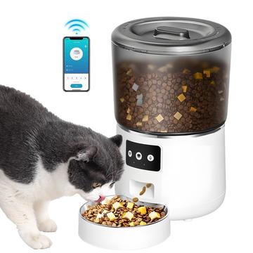 Smart Automatischer Lebensmittelspender mit WLAN für Hunde und Katzen - 4l